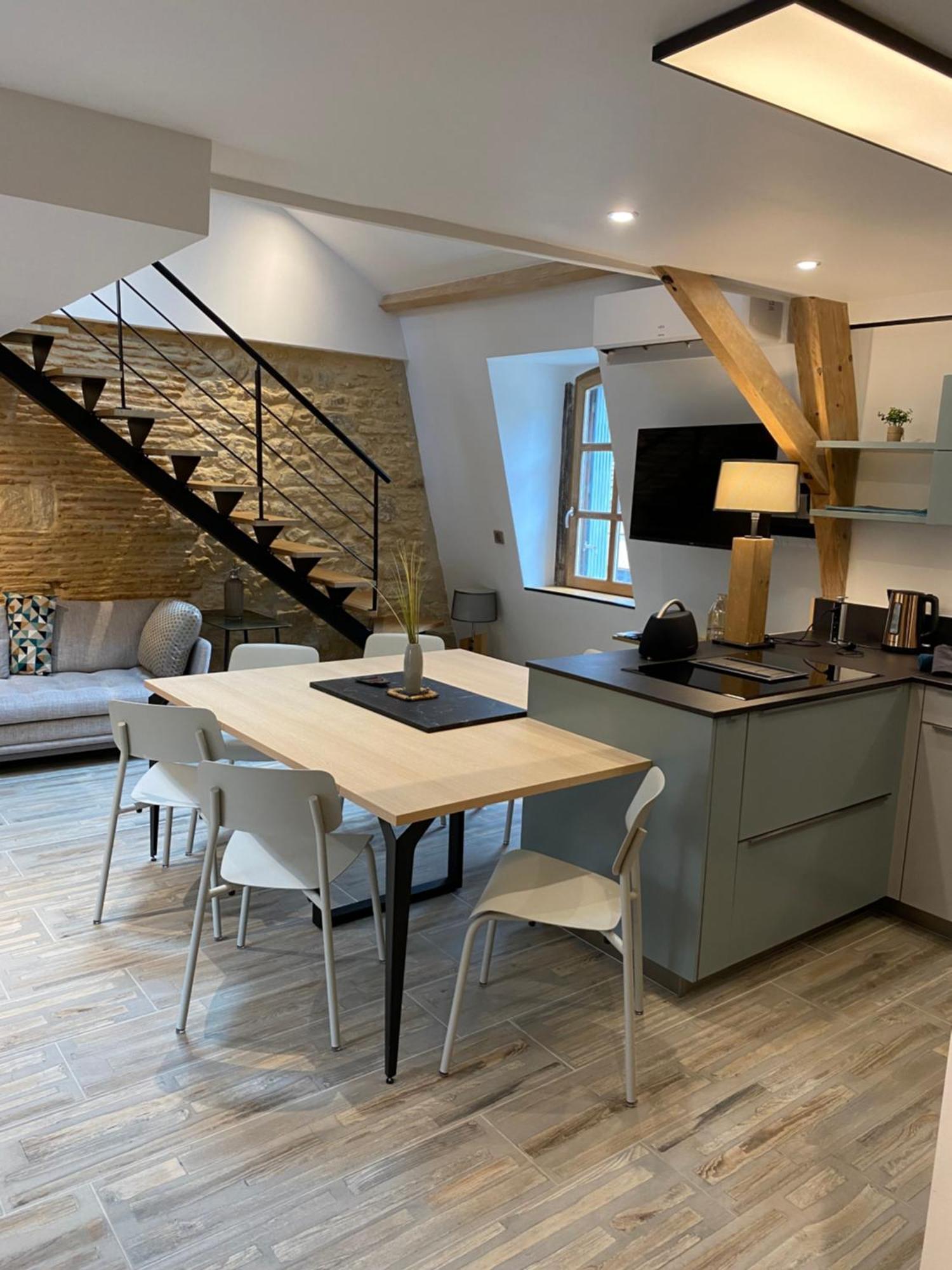 Appartement Avec Terrasse & Parking Sarlat Centre Екстериор снимка